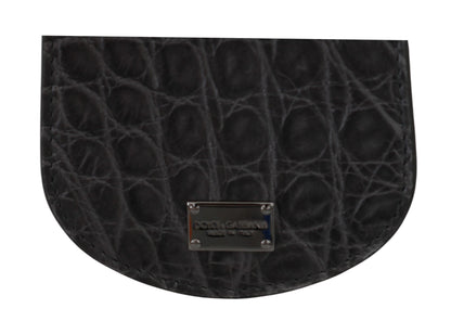 Graue exotische Haut Kondom Fall Halter Tasche Brieftasche