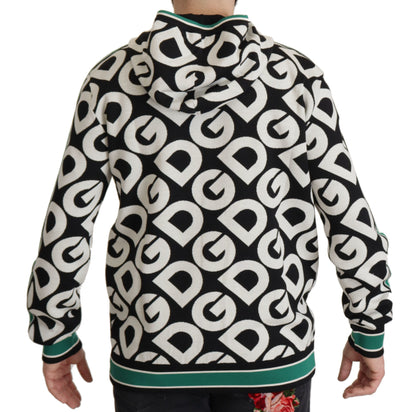 Grün Schwarzer Kapuzenpulli Mania Logo