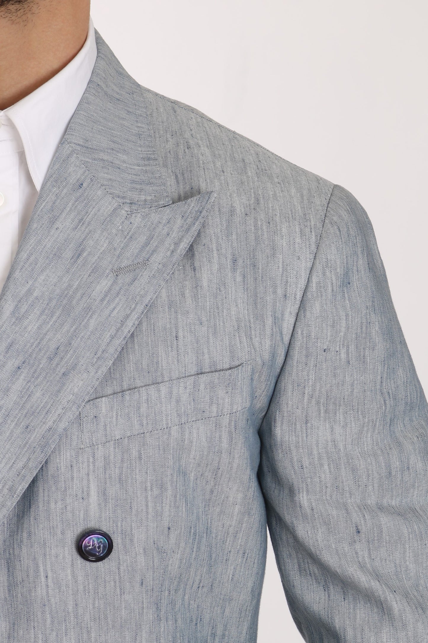 Blaue Flachsjacke NAPOLI Mantel Blazer