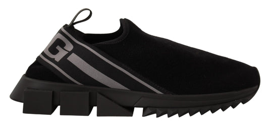 Schwarz Neopren Stretch Sorrento Turnschuhe Schuhe