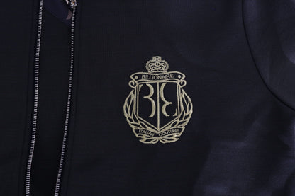 Grünes Baumwollpullover-Hosen-Set Trainingsanzug