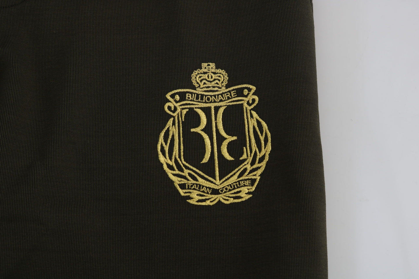 Grünes Baumwollpullover-Hosen-Set Trainingsanzug