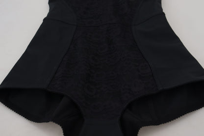 Schwarzer ärmelloser Bodysuit Bodycon Kleid