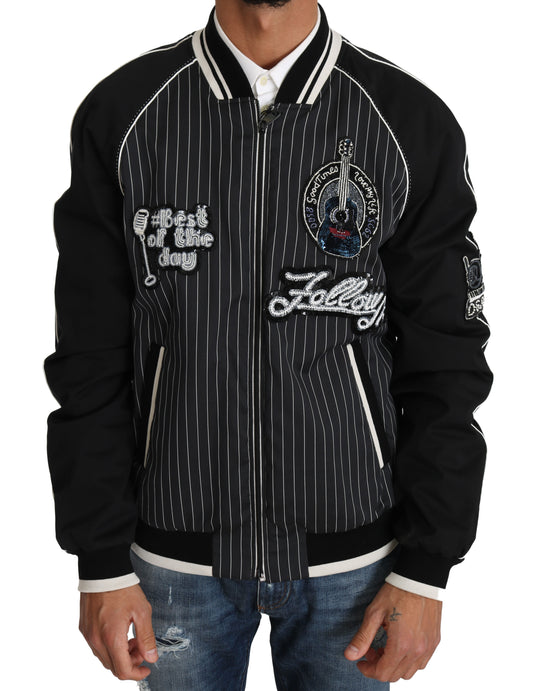 Schwarze DD58 SG62 Paillettenbesetzte Jacke