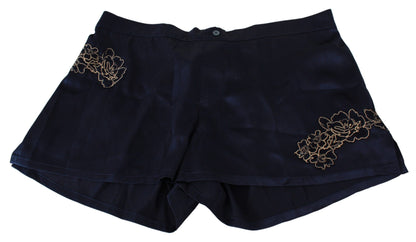 Baumwolle Blau Lingerie Shorts Unterwäsche