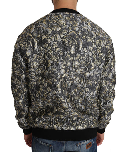 Mehrfarbiger SAMBA Jacquard-Pullover mit Palmtree-Muster