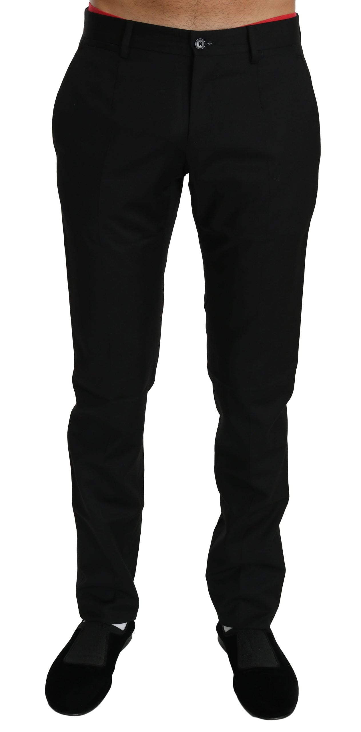 Schwarzes Kleid Formale Hose Herrenwollhosen