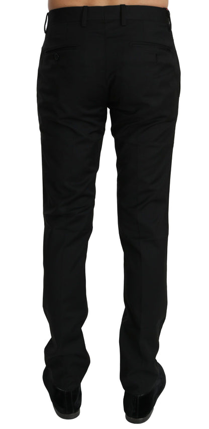 Schwarzes Kleid Formale Hose Herrenwollhosen