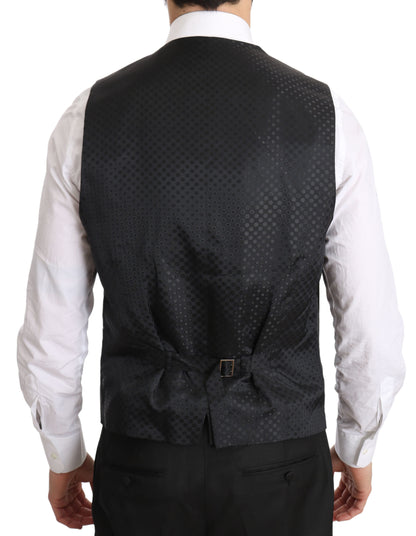 Graues Gilet STAFF Regular Fit Formal Vest