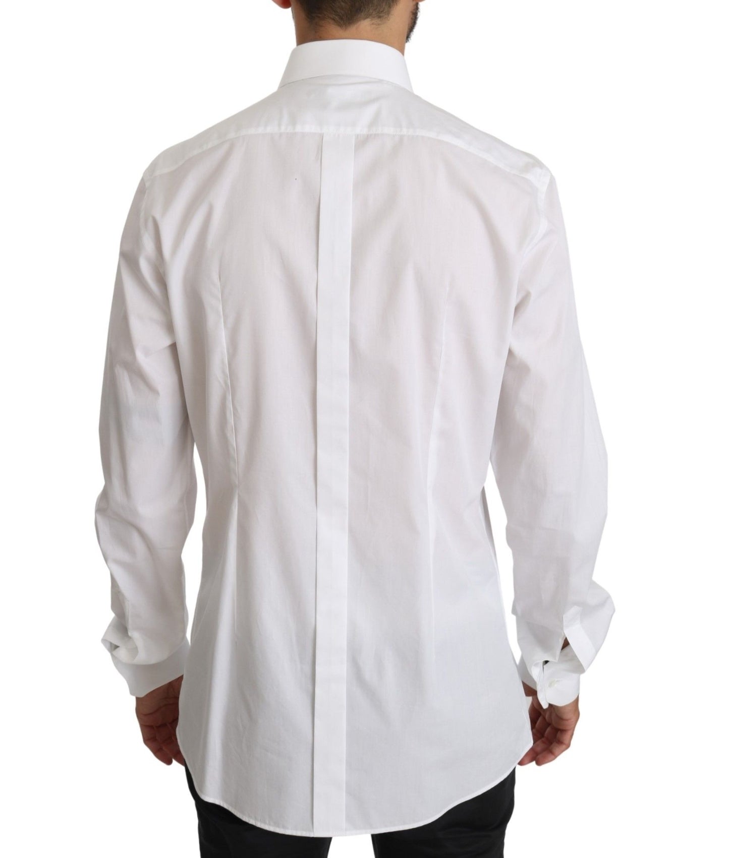 Weißes langärmeliges Kleid Formelles Hemd