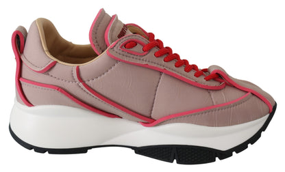 Ballet Rosa und Rote Raine Turnschuhe