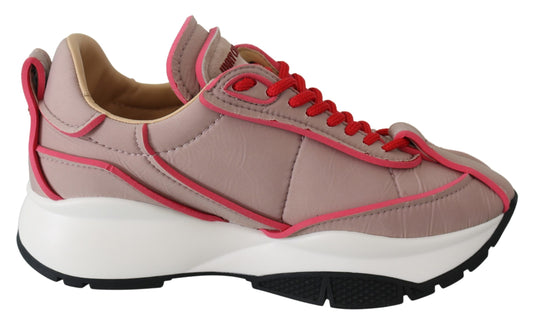 Ballet Rosa und Rote Raine Turnschuhe