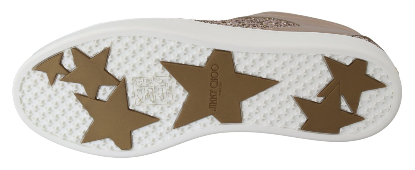 Ballet Rosa Leder Miami Turnschuhe