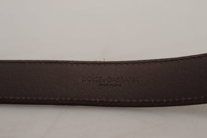 Bronze Leder Silberton Metallschnalle Männer