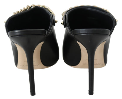 Schwarzes Kalbsleder Lexx Pumps Schuhe