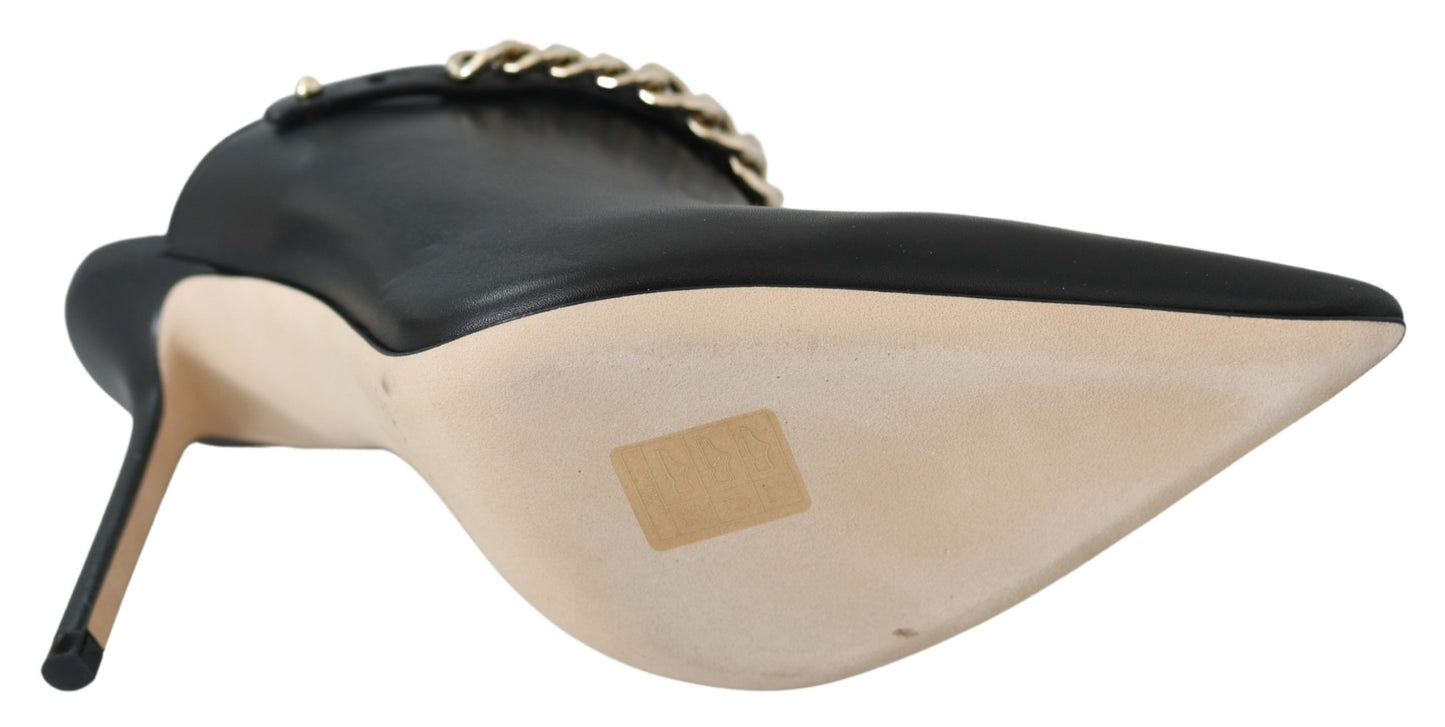 Schwarzes Kalbsleder Lexx Pumps Schuhe