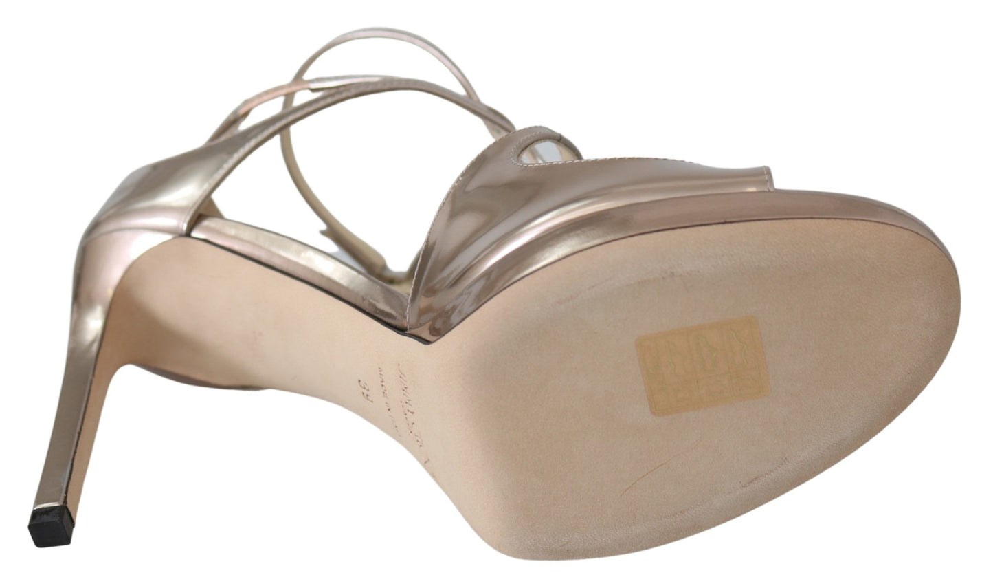 Ballett Rosa Leder Lance Sandalen Pumps