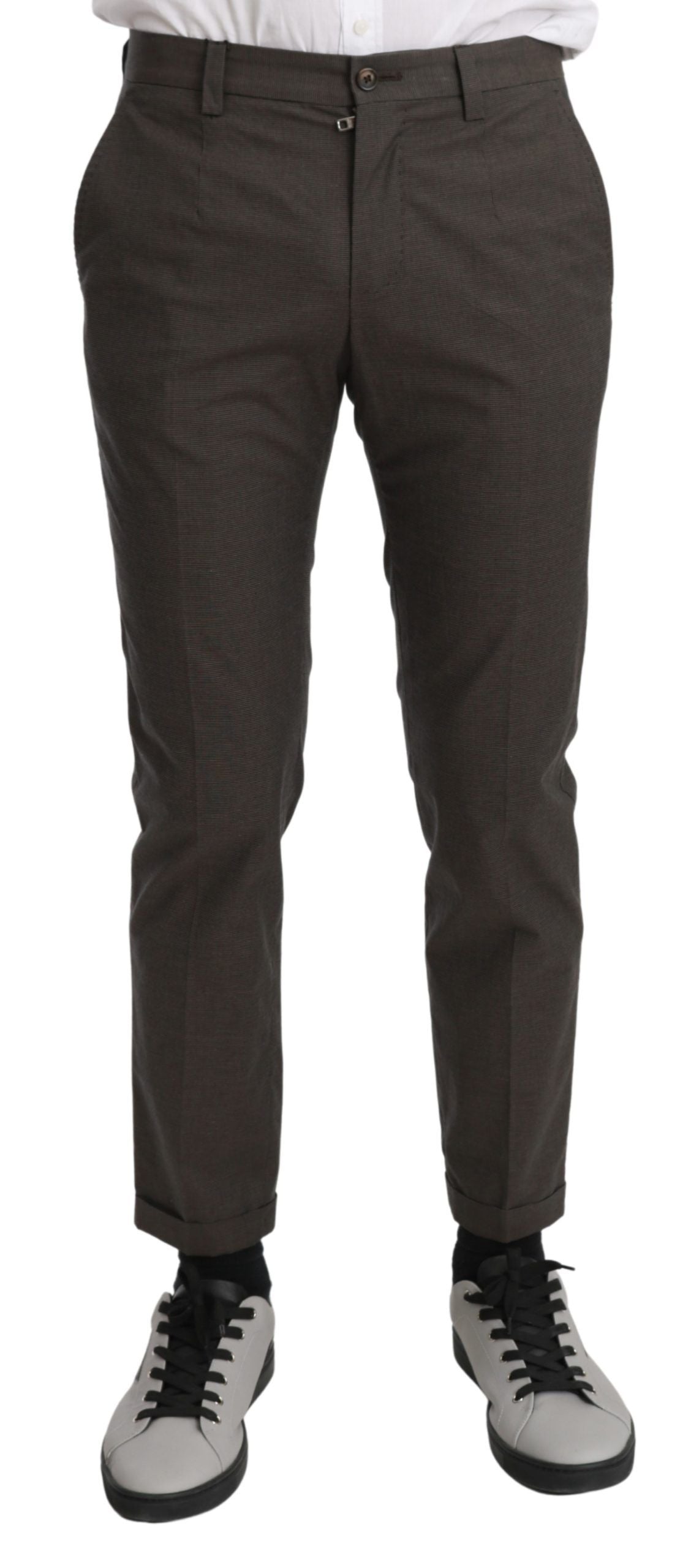 Braun Casual Herren Hose 100% Baumwolle Hose
