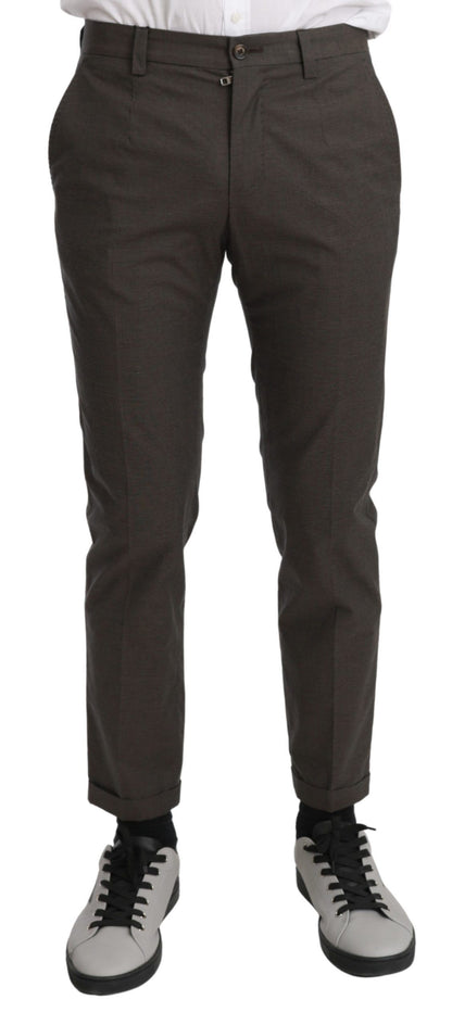 Braun Casual Herren Hose 100% Baumwolle Hose