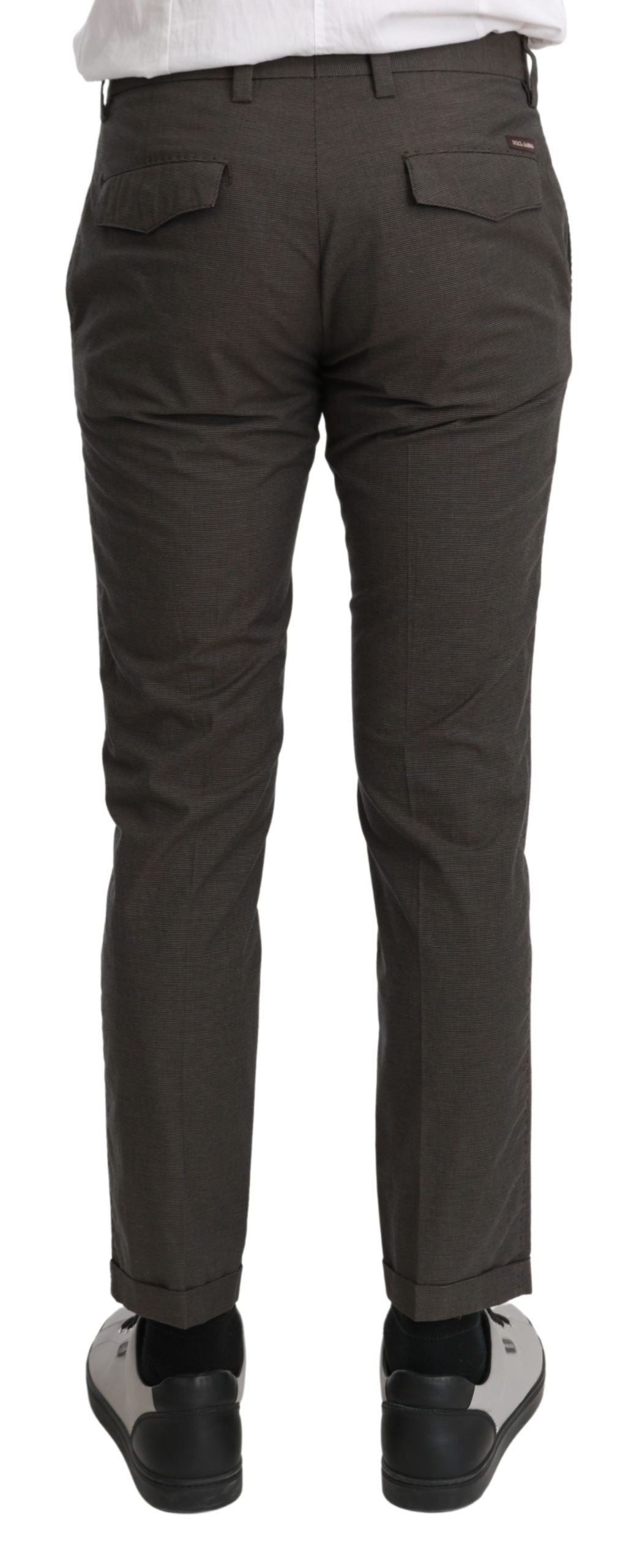 Braun Casual Herren Hose 100% Baumwolle Hose