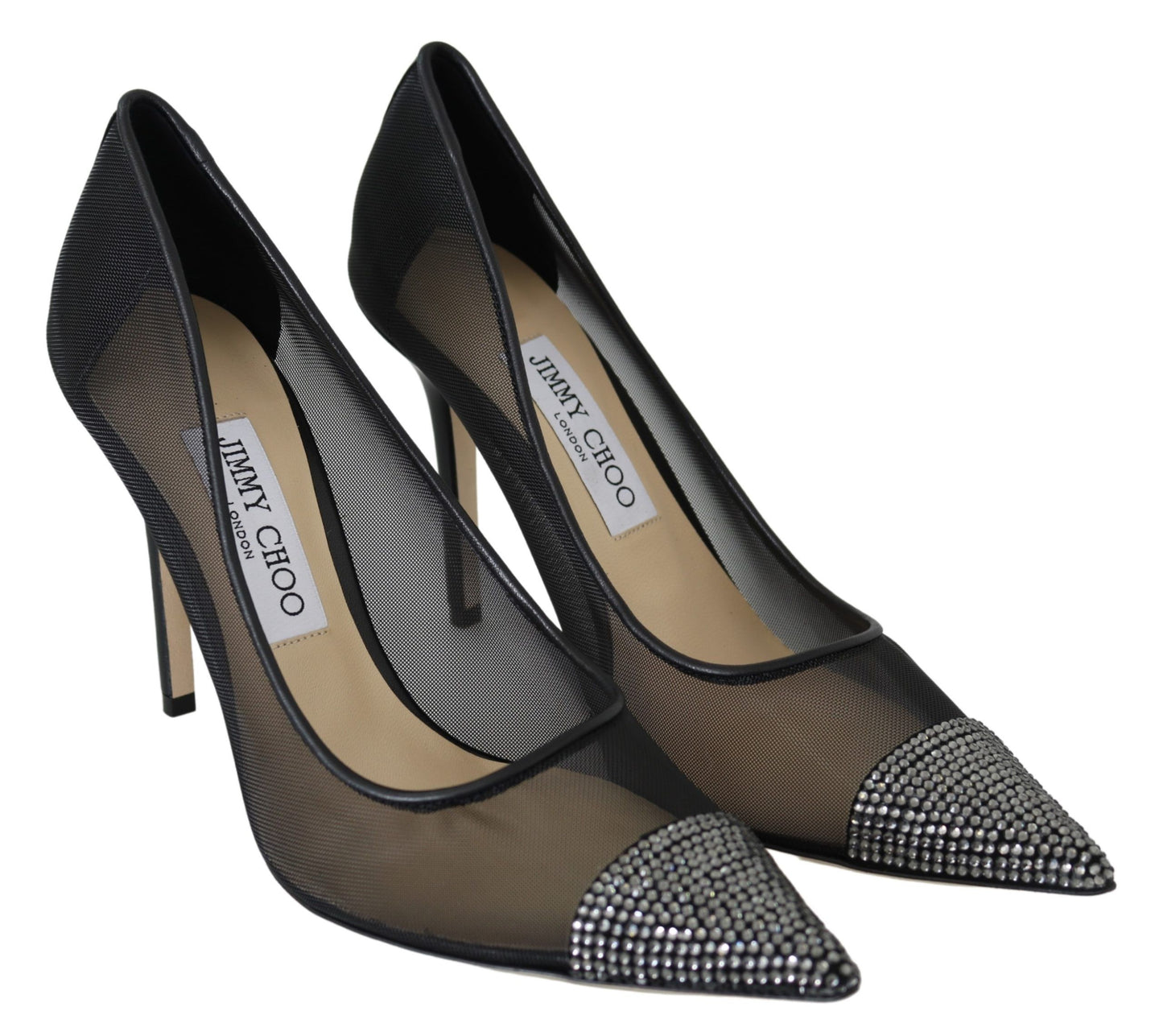 Schwarz Mesh Amika 85 Diamond Pumps Schuhe