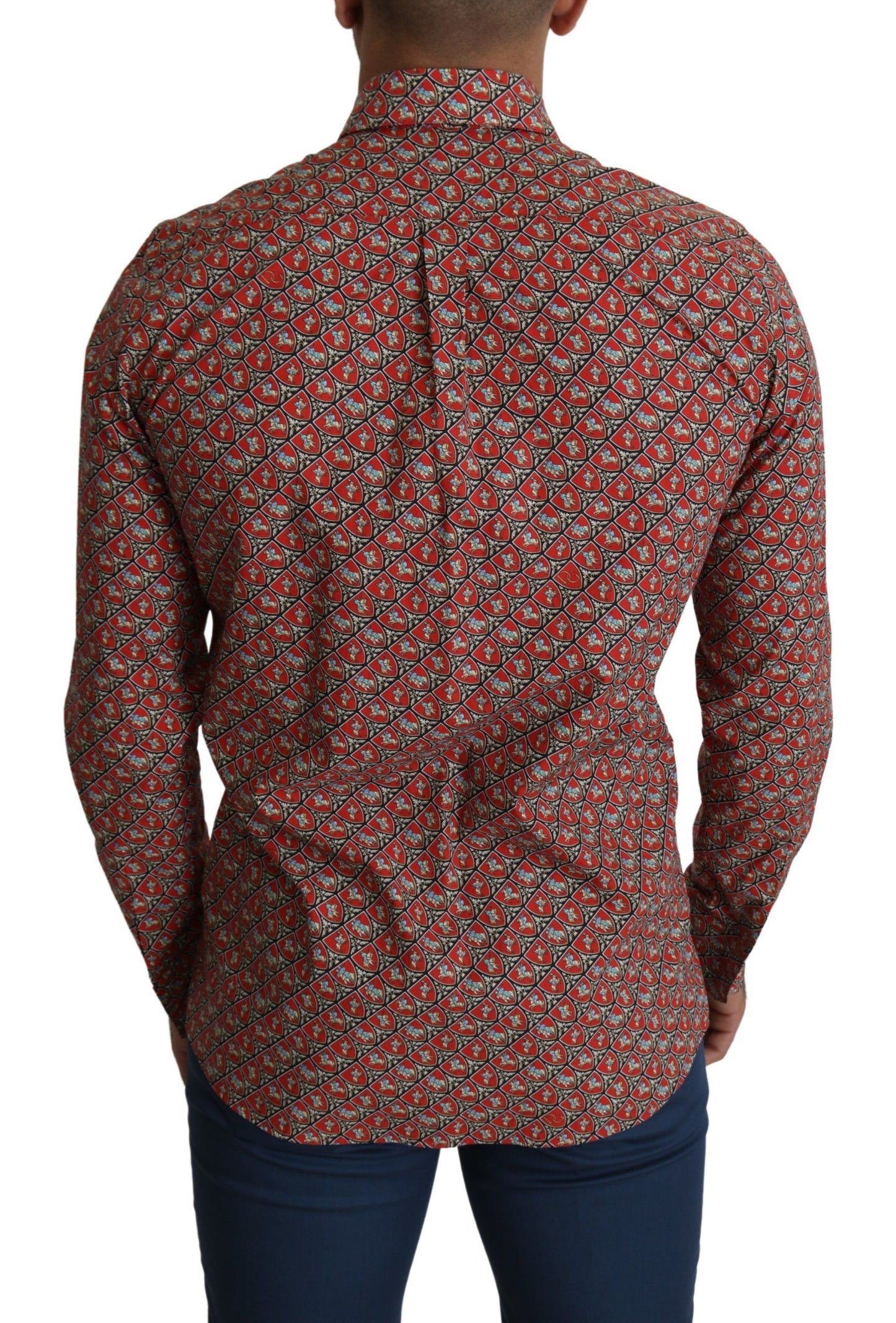 Rotes bedrucktes Ritterkleid MARTINI Hemd