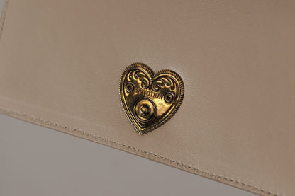 Beige Leder Devotion Kartenhalter IPHONE 11 PRO Geldbörse