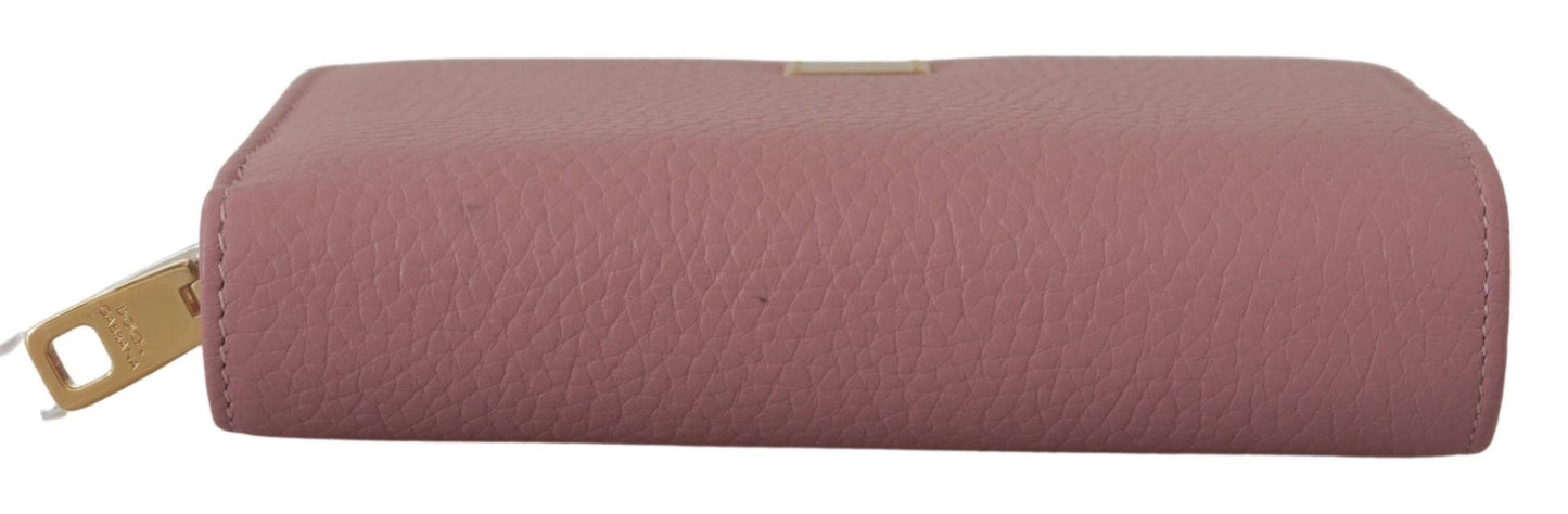 Rosa geblümtes Leder Bifold Continental Clutch Geldbörse