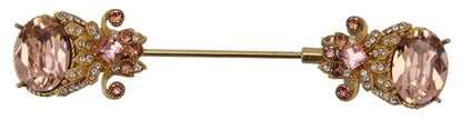 925 Sterling Silber große Kristalle Pin Brosche