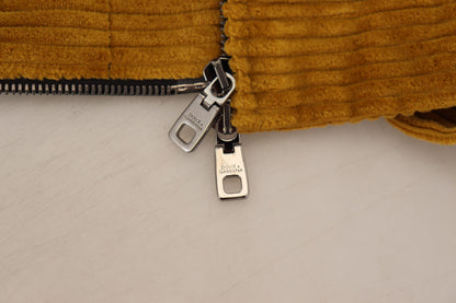 Multicolor Jacke mit Samt-Patch-Verzierung