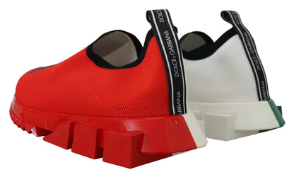Multicolor Italienische Flagge Farben Turnschuhe Sorrento Schuhe