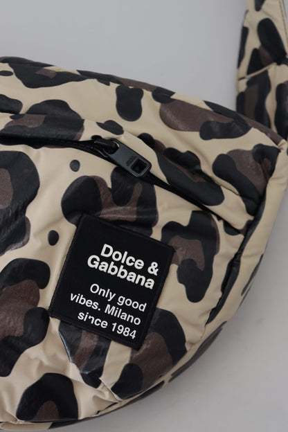 Multicolor Leopard Parka Mantel Brusttasche Jacke 2 Stück