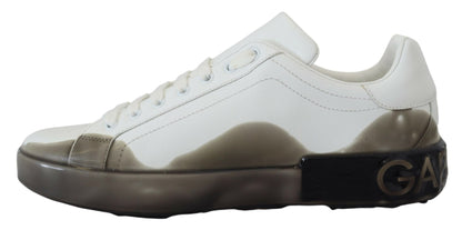 Weiß Grau Leder Low Top Turnschuhe Schuhe