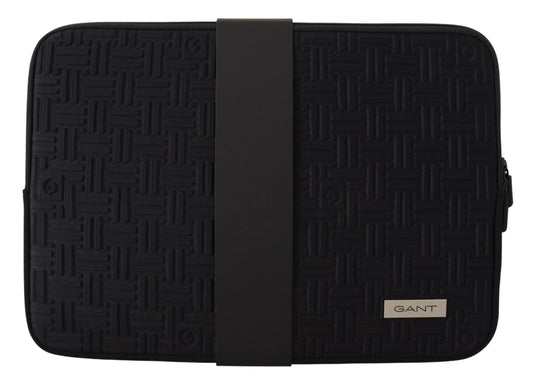 Schwarzes gepolstertes Etui Tasche Zipper Cover Sleeve Case