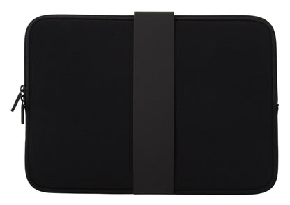 Schwarzes gepolstertes Etui Tasche Zipper Cover Sleeve Case