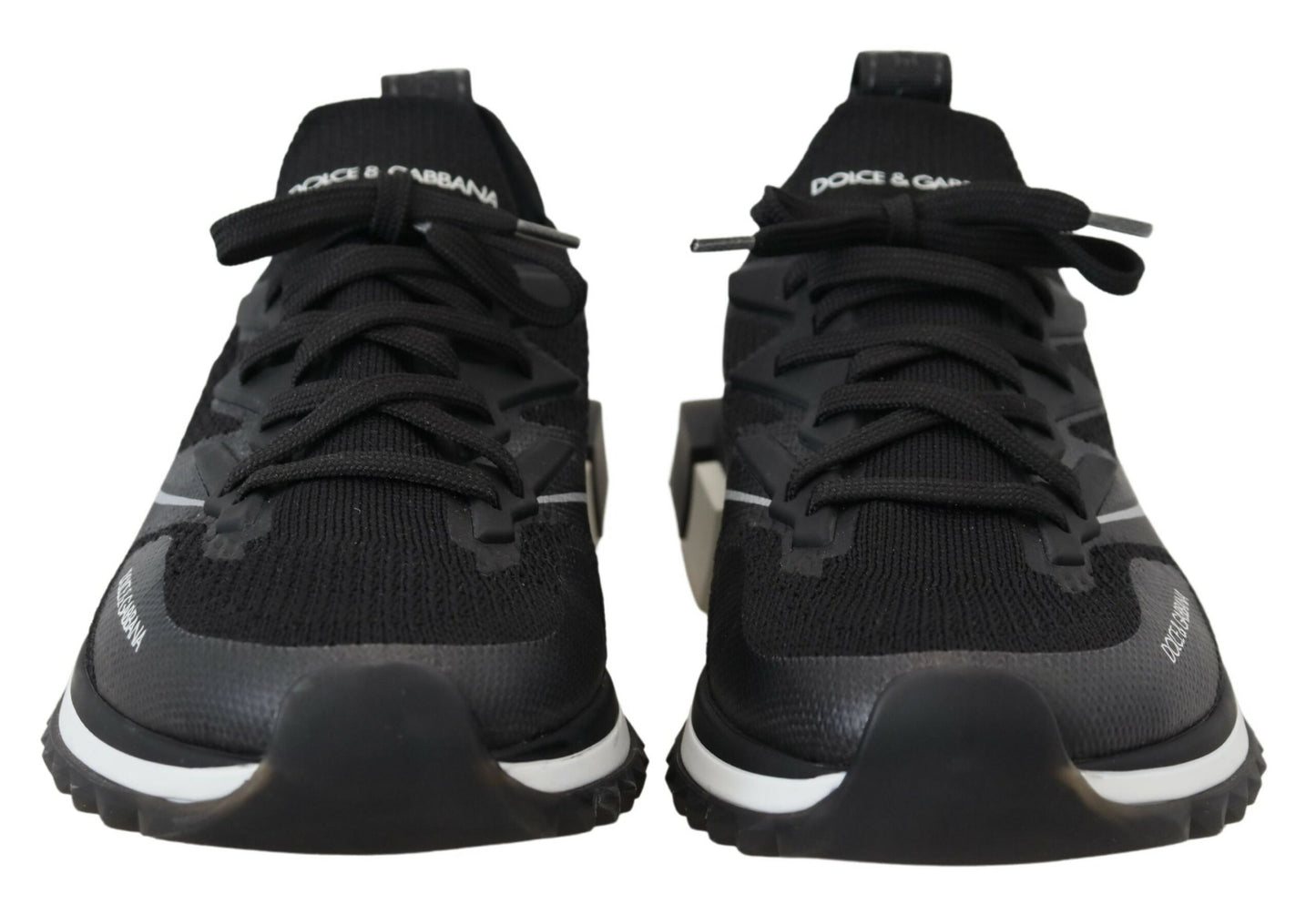 Schwarz Stretch Sorrento Turnschuhe Schuhe