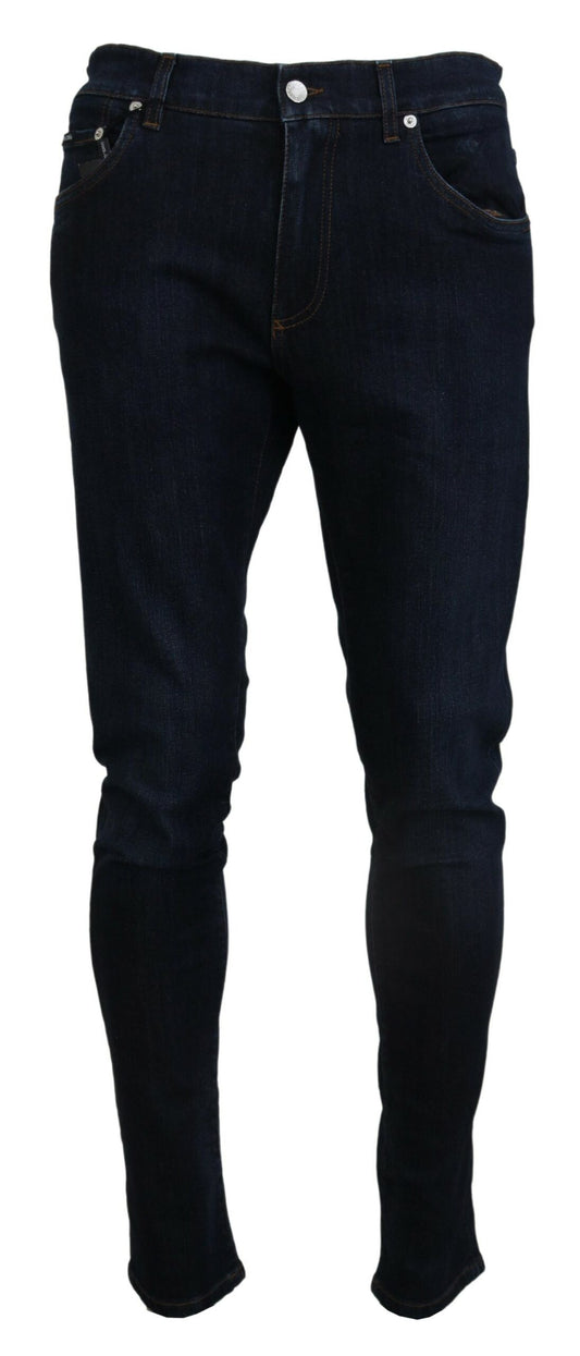Blaue Baumwoll-Capri-Herren-Denim-Jeans