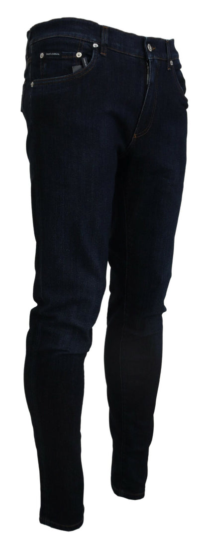 Blaue Baumwoll-Capri-Herren-Denim-Jeans