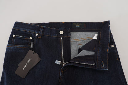Blaue Baumwoll-Capri-Herren-Denim-Jeans