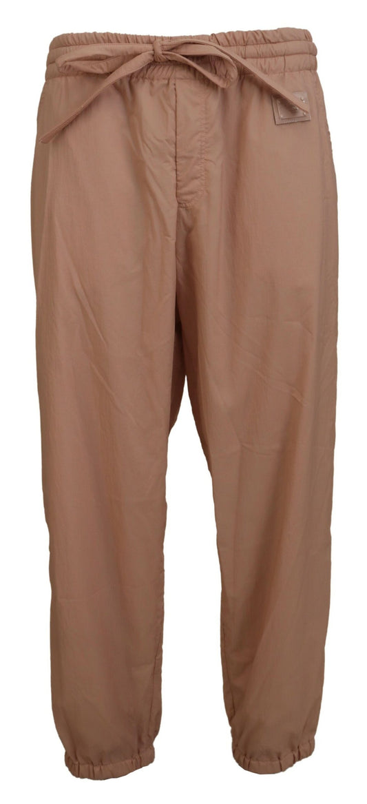 Pfirsich Solid Männer Sweatpants Hosen