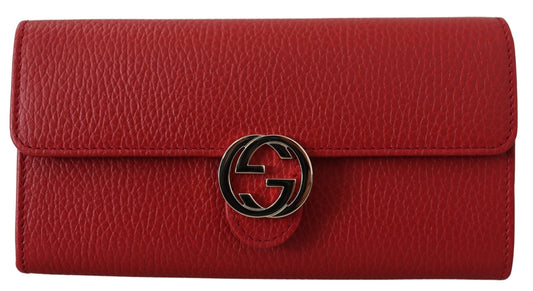 Rote Icon Leder Geldbörse