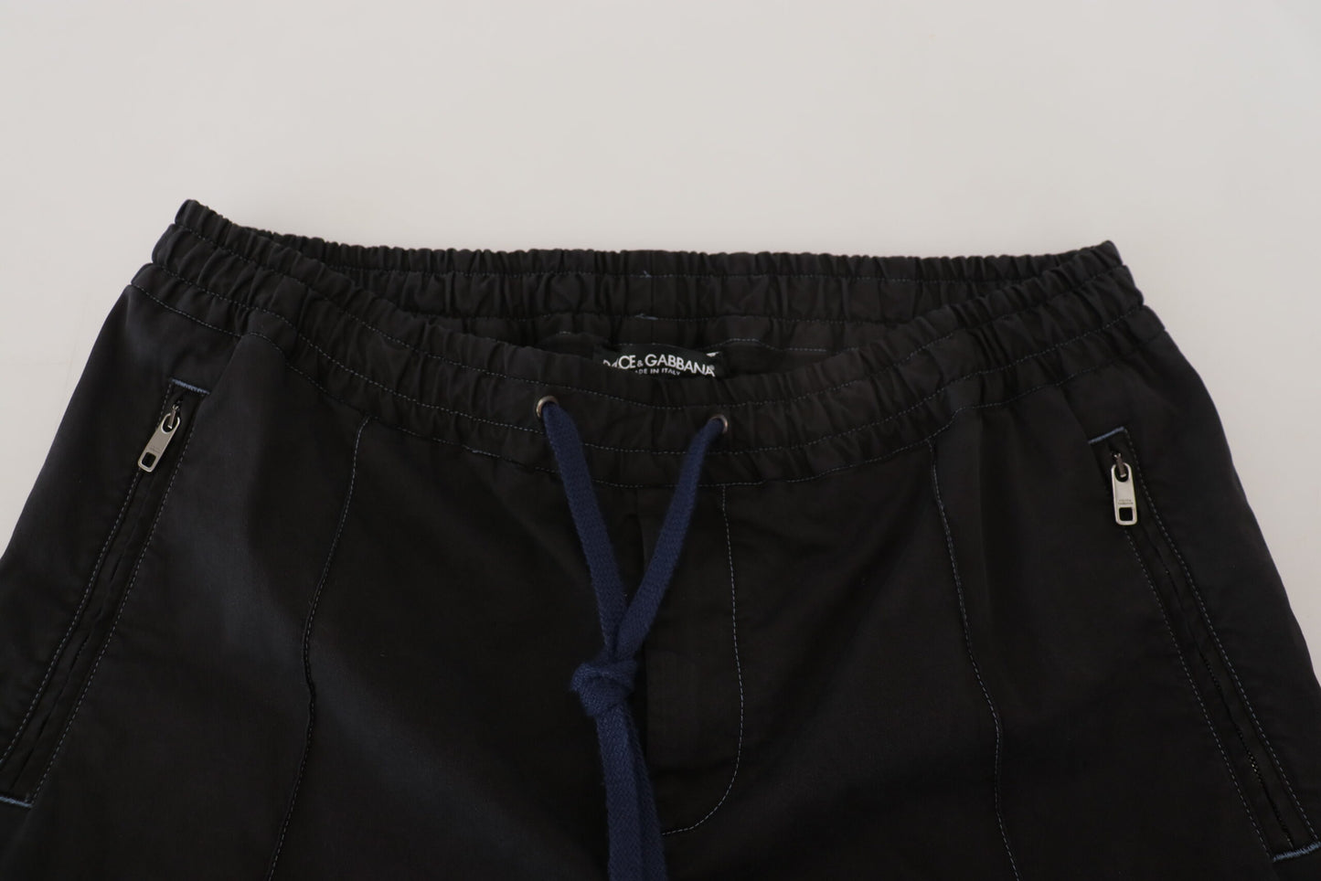 Schwarz Solid Herren Tapered Pants