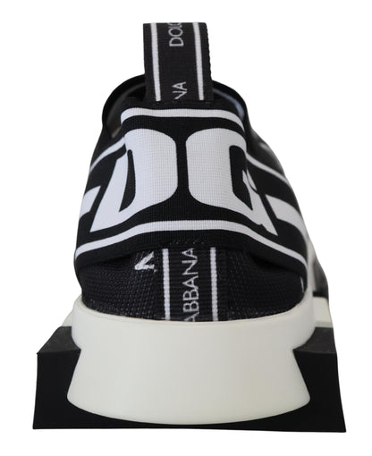 Weiß Schwarz Logo Sterne Sneakers Sorrento Schuhe