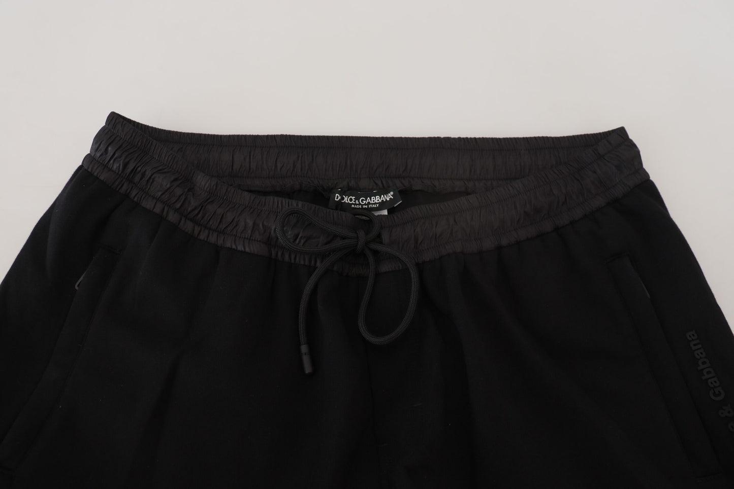 Schwarze Baumwoll-Jogger-Hose für Männer