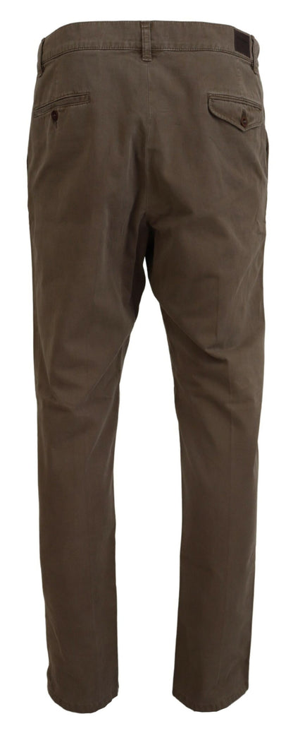 Braun Baumwolle Straight Fit Herren Denim Jeans