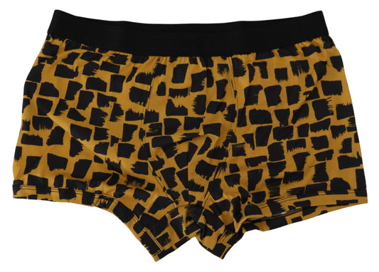Orange bedruckte Baumwolle Regular Boxer Unterwäsche