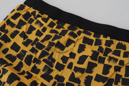 Orange bedruckte Baumwolle Regular Boxer Unterwäsche