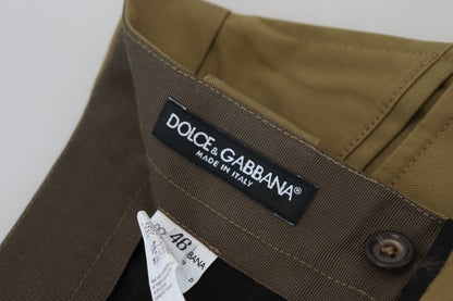 Grüne Baumwolle mit Blumenmuster für Männer Hosen