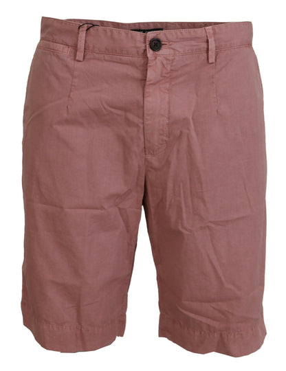 Rosa Chinos Baumwolle Casual Herren Shorts