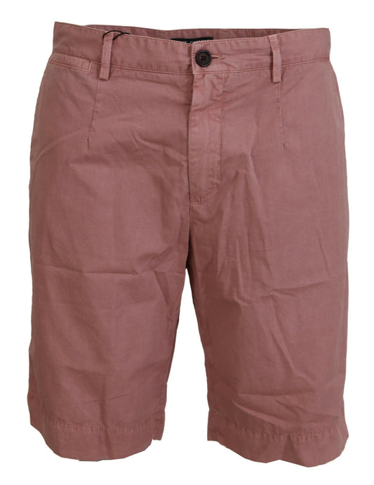 Rosa Chinos Baumwolle Casual Herren Shorts
